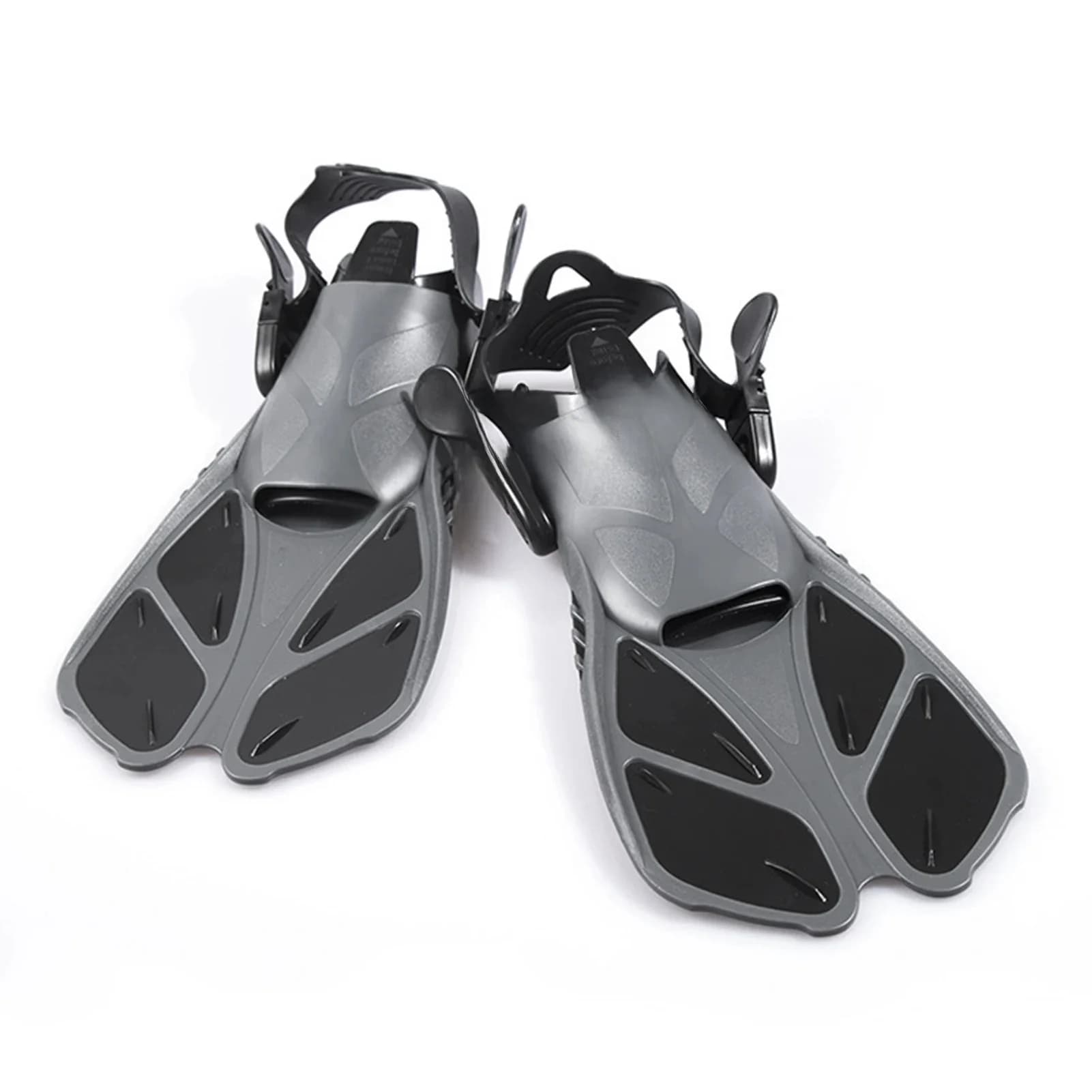 Palmes de natation réglables courtes pour hommes et femmes, palmes de plongée sous-marine courtes, palmes de natation de compétitivité, palmes pour enfants, ensemble d'équipement