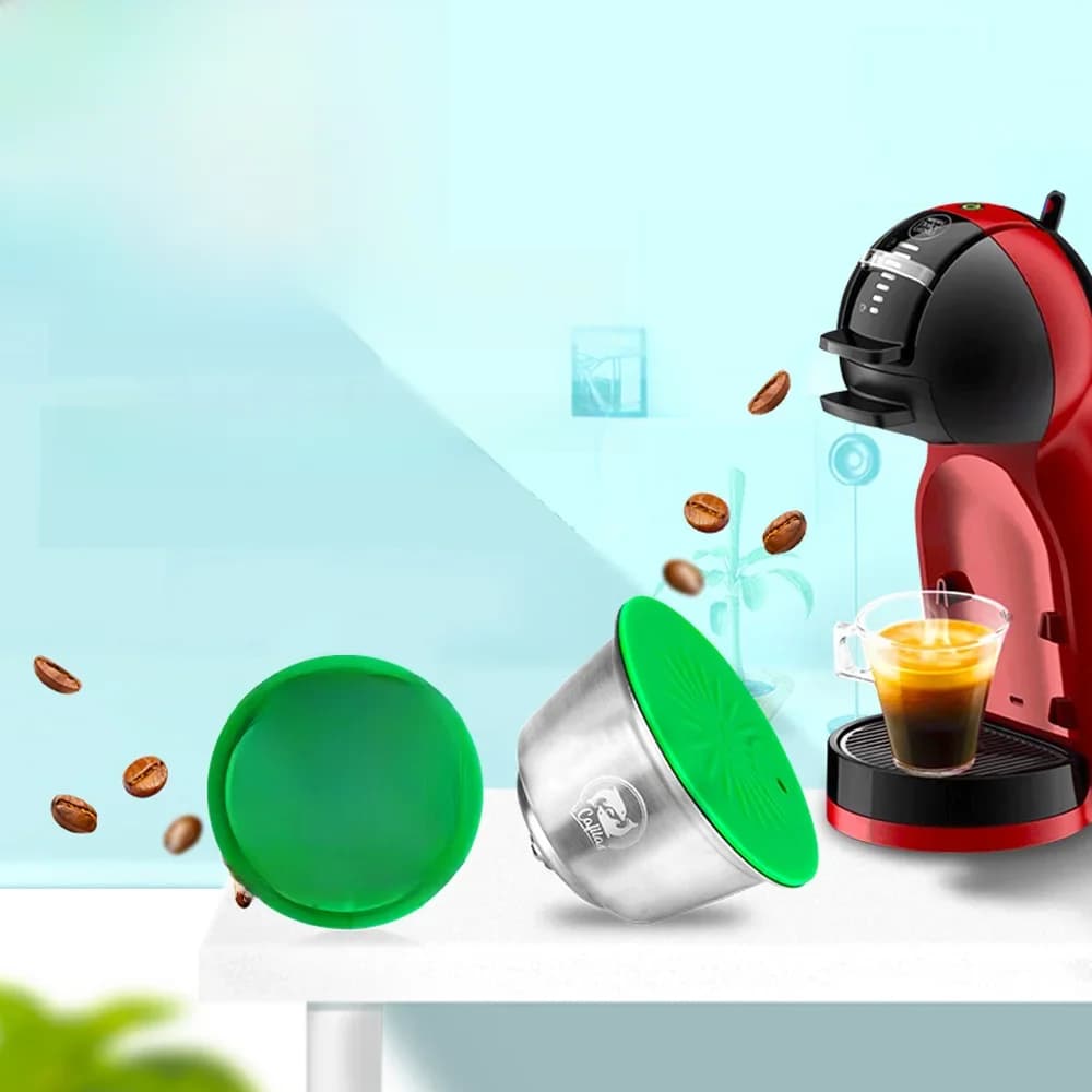Capsules de café de 4e génération, pour Machine à café Dolce Gusto, en acier inoxydable, dosettes d'espresso rechargeables, nouvelle mise à niveau
