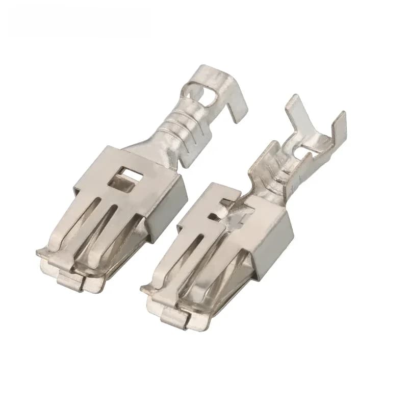 10 pièces de bornes femelles à sertir de type emboutissable pour connexion automobile, qualité export, 9,5 mm