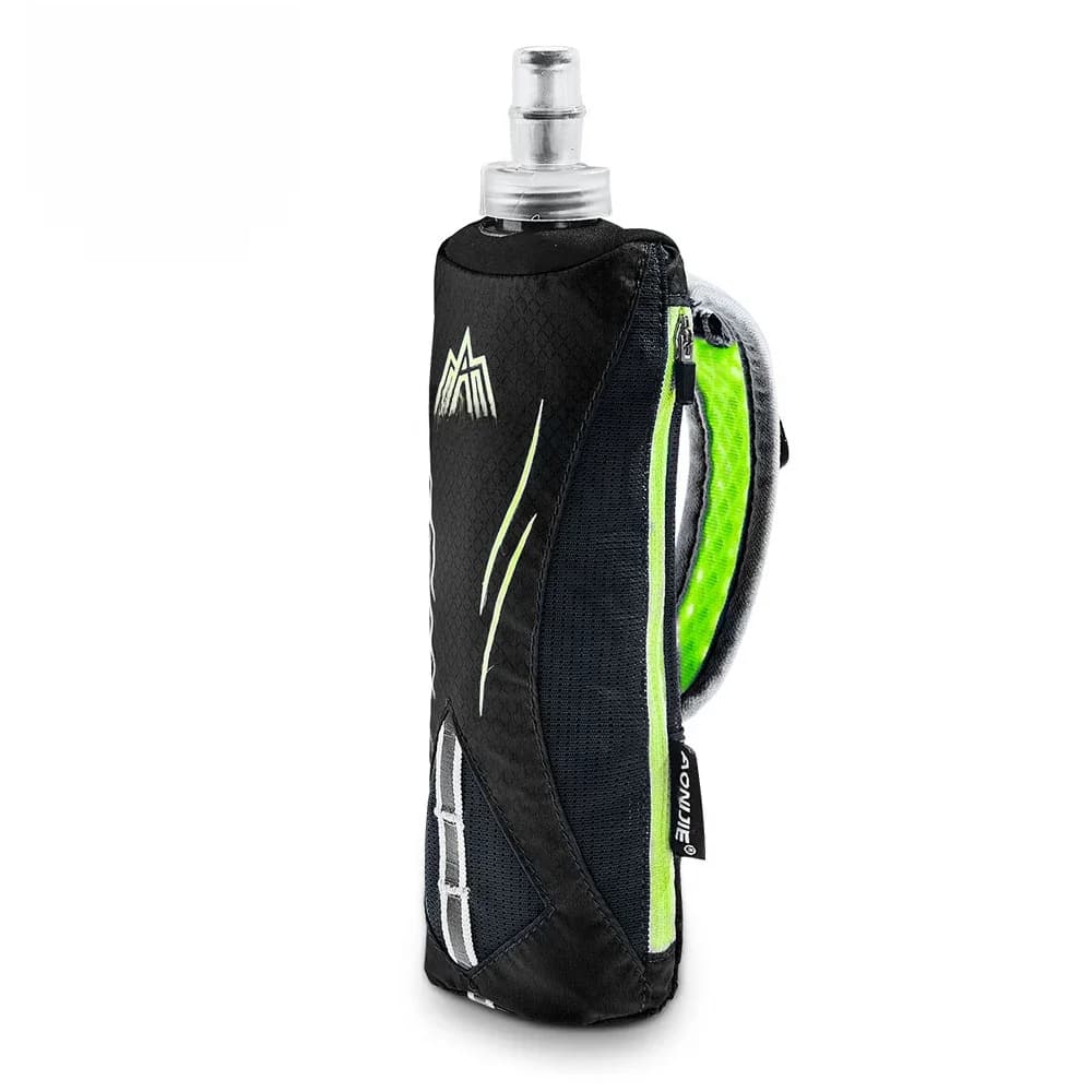 AONIJIE E908 500ml bouteille d'eau à main en cours d'exécution support de bouilloire sac de rangement au poignet sac d'hydratation Hydra carburant flacon souple Marathon