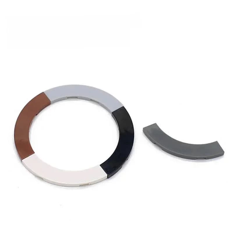 Marumine 30 pièces carrelage d'angle rond 4x4 W. Arc Macaroni large 27507 blocs de Construction à monter soi-même Construction briques MOC accessoires pièces