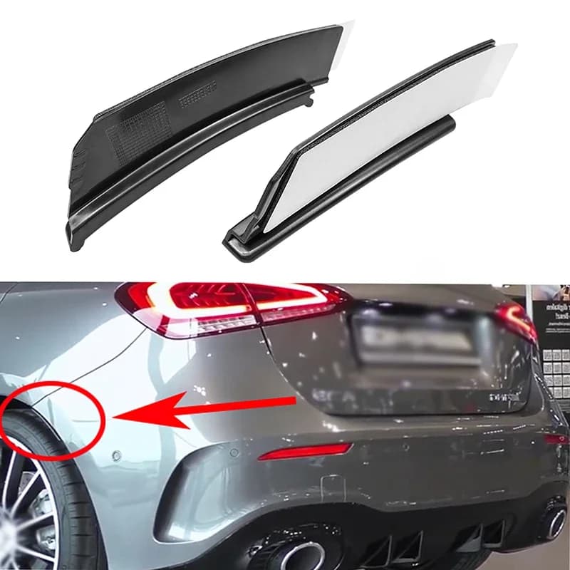 Couvercle de pare-chocs arrière pour Benz Classe A, W177, A160, A180, A200, A220, A250, A35, 2019 +, garniture de garde-boue, extension de roue évasée, lèvres d'œil