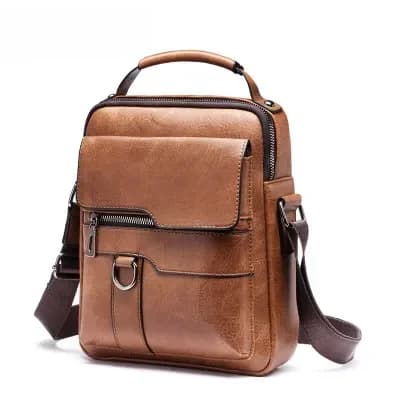 2021 nouveaux hommes Messenger Sac marque designer PU cuir rétro grande capacité Sac à bandoulière homme Sac à main voyage Sac à dos Sac à main