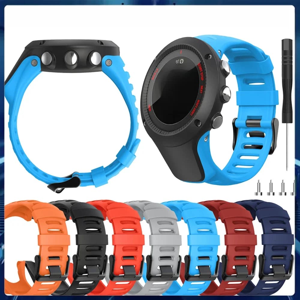 Bracelets en Silicone 24mm, nouveau bracelet pour SUUNTO Ambit 1/2/3/2S/2R/3P/3S/3R, bracelet de montre de sport intelligent, accessoires de remplacement