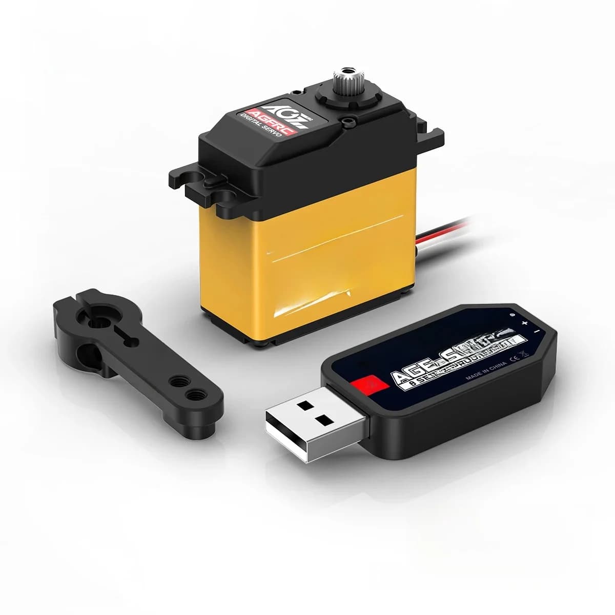 AGFRC-Servo de direction HV programmable, numérique, haute vitesse de couple, engrenage en titane, modèle de camions de voiture RC 1/12 1/10, B53DHS 24kg