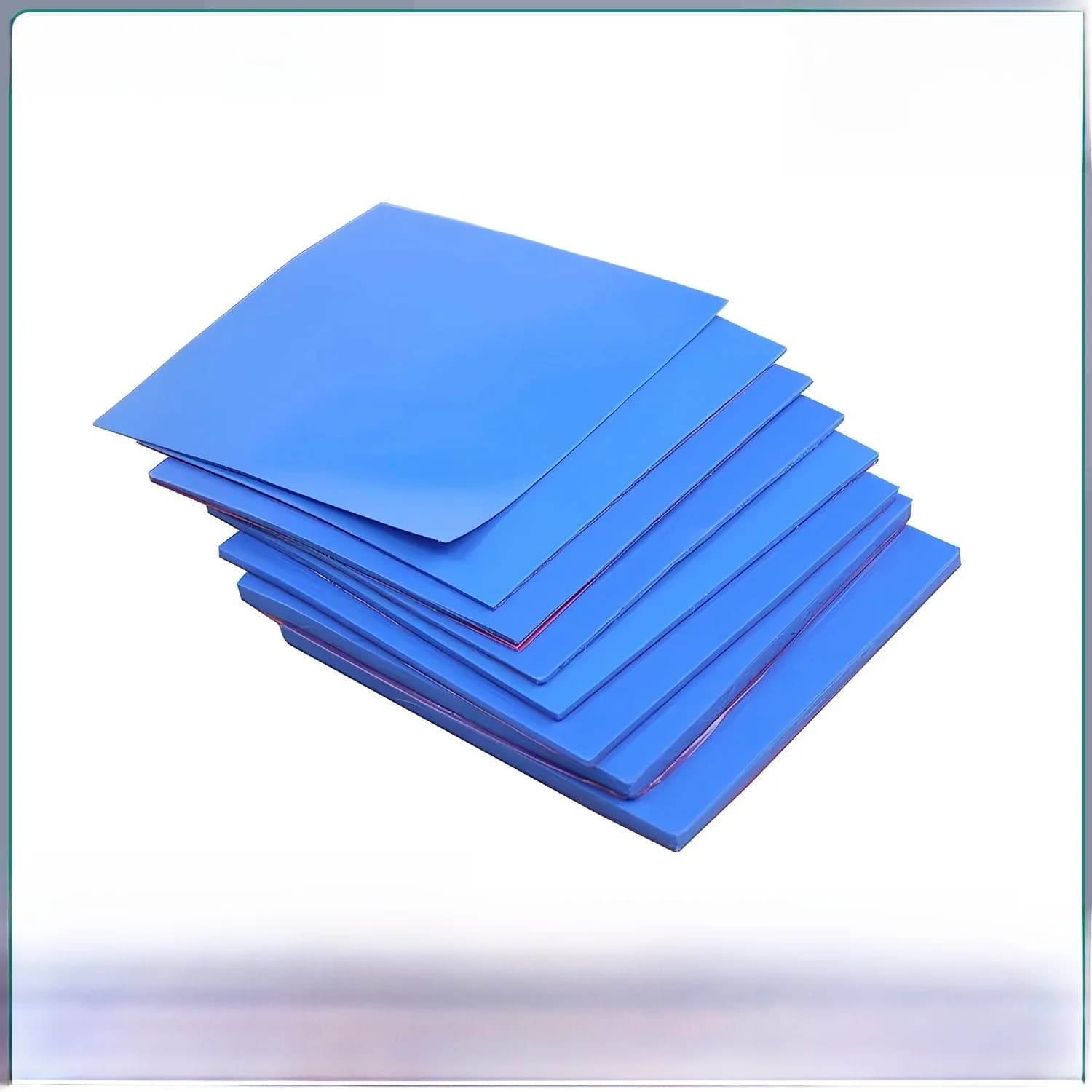8 pièces YOUNUON 100x100x0.5mm 1mm 1.5mm 2mm 2.5mm 3mm 4mm 5mm bleu blanc vert combinaison tampons thermiques refroidissement Silicone conducteur