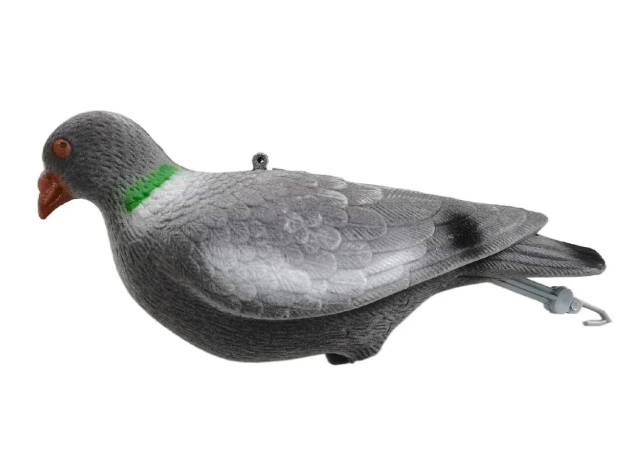 Ensemble d'imitation de Pigeon en plastique entier, 5 pièces/2 pièces, ornements de jardin, appât de chasse, leurre de chasse, flocage fural