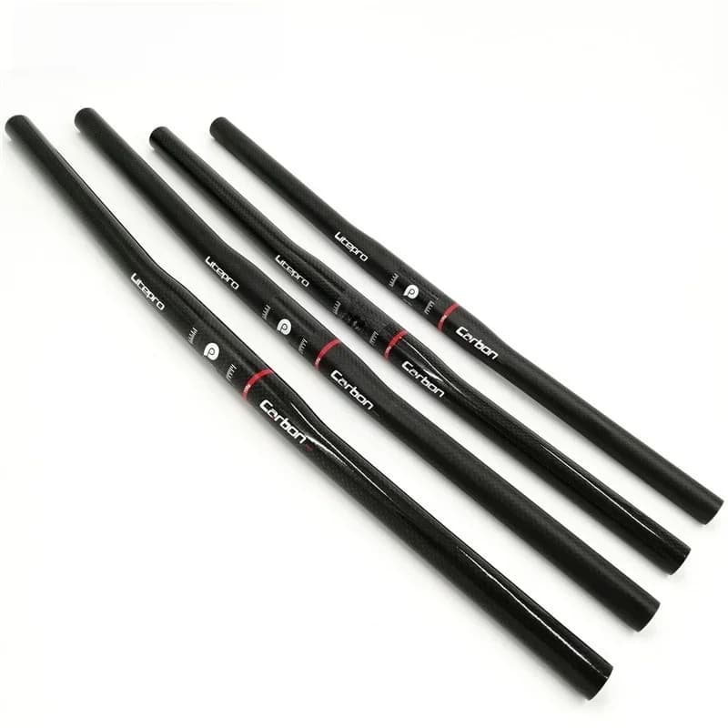 Litepro 25.4mm * 540mm 580mm guidon de vélo en Fiber de carbone guidon Horizontal ultraléger pliant accessoires de vélo cyclisme