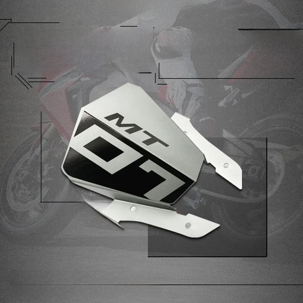 Mtorcycle pour Yamaha MT-07 2013-2015 mt07 MT 07 2013 2014 2015 pare-brise de moto en aluminium pare-brise de personnalité