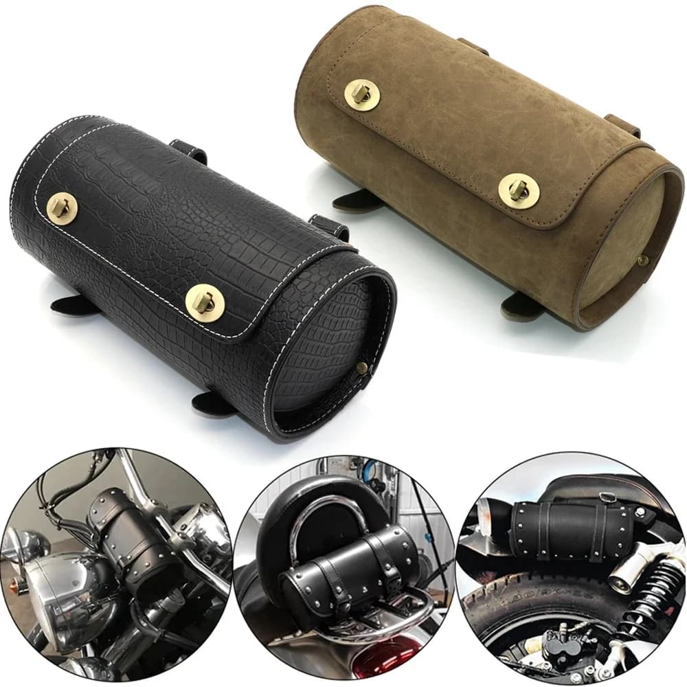 Sac de dégager universel Eagle en cuir PU pour moto, sacoche de dégager, rangement latéral, sac à outils pour Harley, Softail, ocia, Sportster, XL883, XL1200