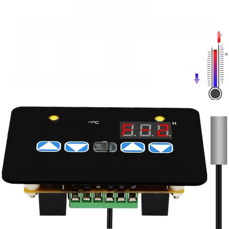 Micro-ordinateur ZFX-W1011, régulateur de température, Thermostat Intelligent, régulateur de temps, température électronique réglable, 12V, 24V, 220V