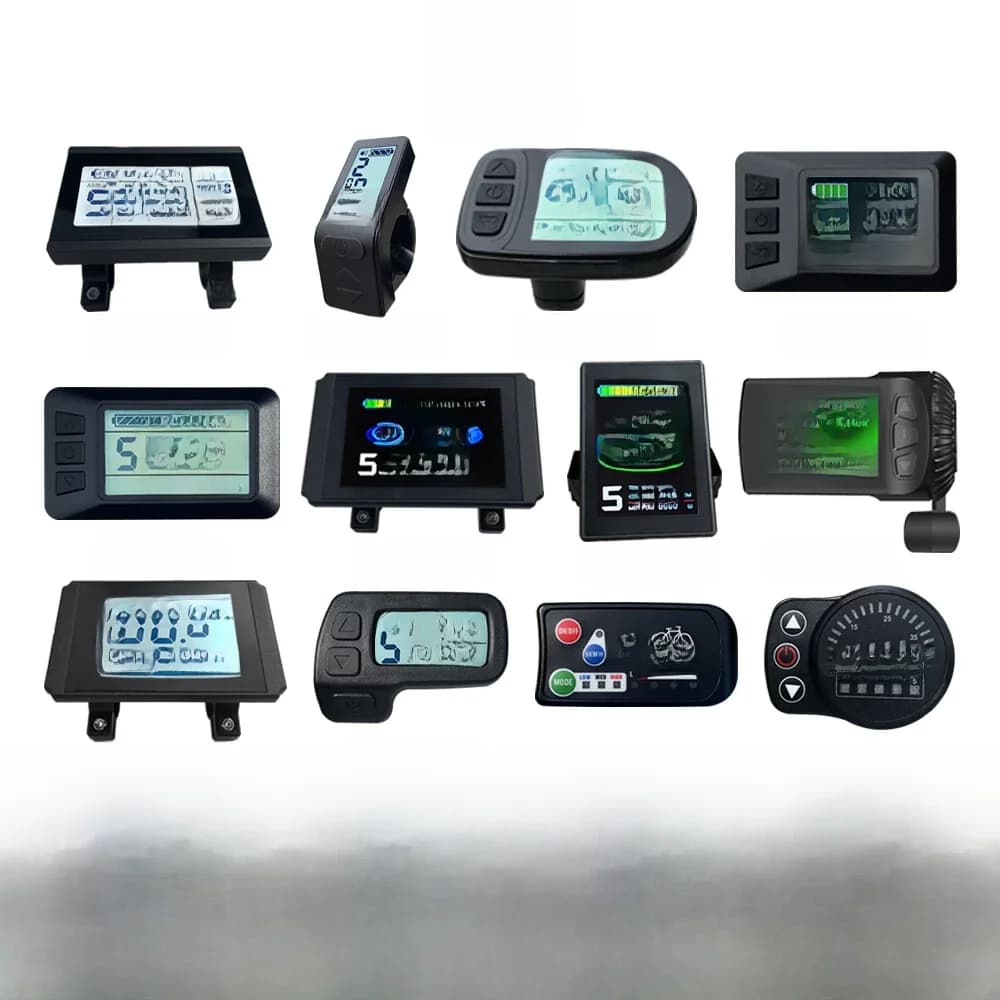 Écran LCD LED pour vélo électrique KT, étanche, prise SM, 24V36V48V72V, LCD3 LCD4 LCD5 LCD7 LCD8H LCD9 LED880 LED900S pour kit de vélo électrique