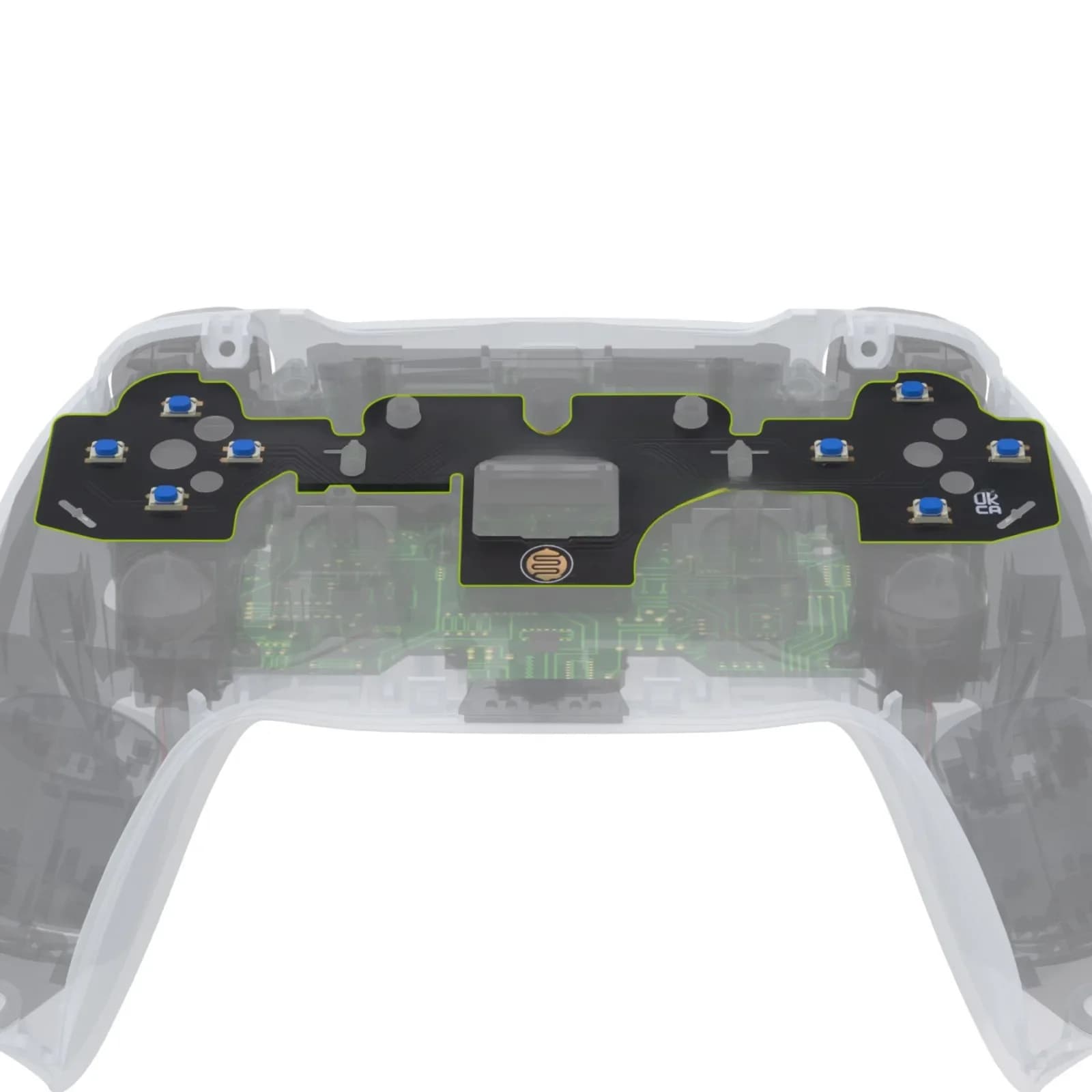 EXtremeRate Face Clicky Kit V2, boutons d'action tactiles DSub personnalisés, Kit de clic souris pour contrôleur ps5 BDM-010 et BDM-020