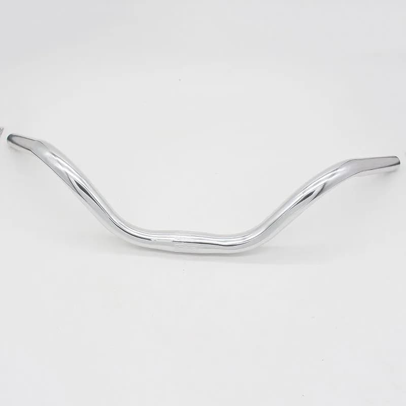 Guidon de vélo en alliage d'aluminium, guidon incurvé, poignées horizontales, grandes hirondelles, princesse rétro, loisirs, guidon en forme de U