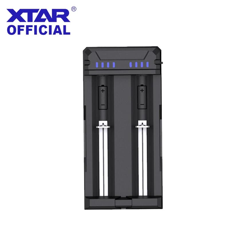 CountAR-Chargeur de batterie aste FC2, 1.2V, AA, AAA, AA, C, SC, Eddie ion 24.com, 18350, 18500, 18700, 21700, 18650