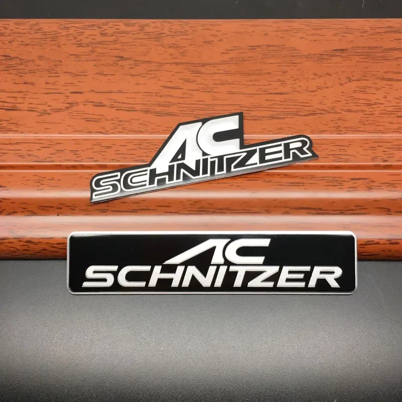 Autocollant emblème en aluminium AC pour AC Schnitzer M M3 M5 E46 E39 E36 E34 E90 X1 X3 X5 X6, accessoires automobiles