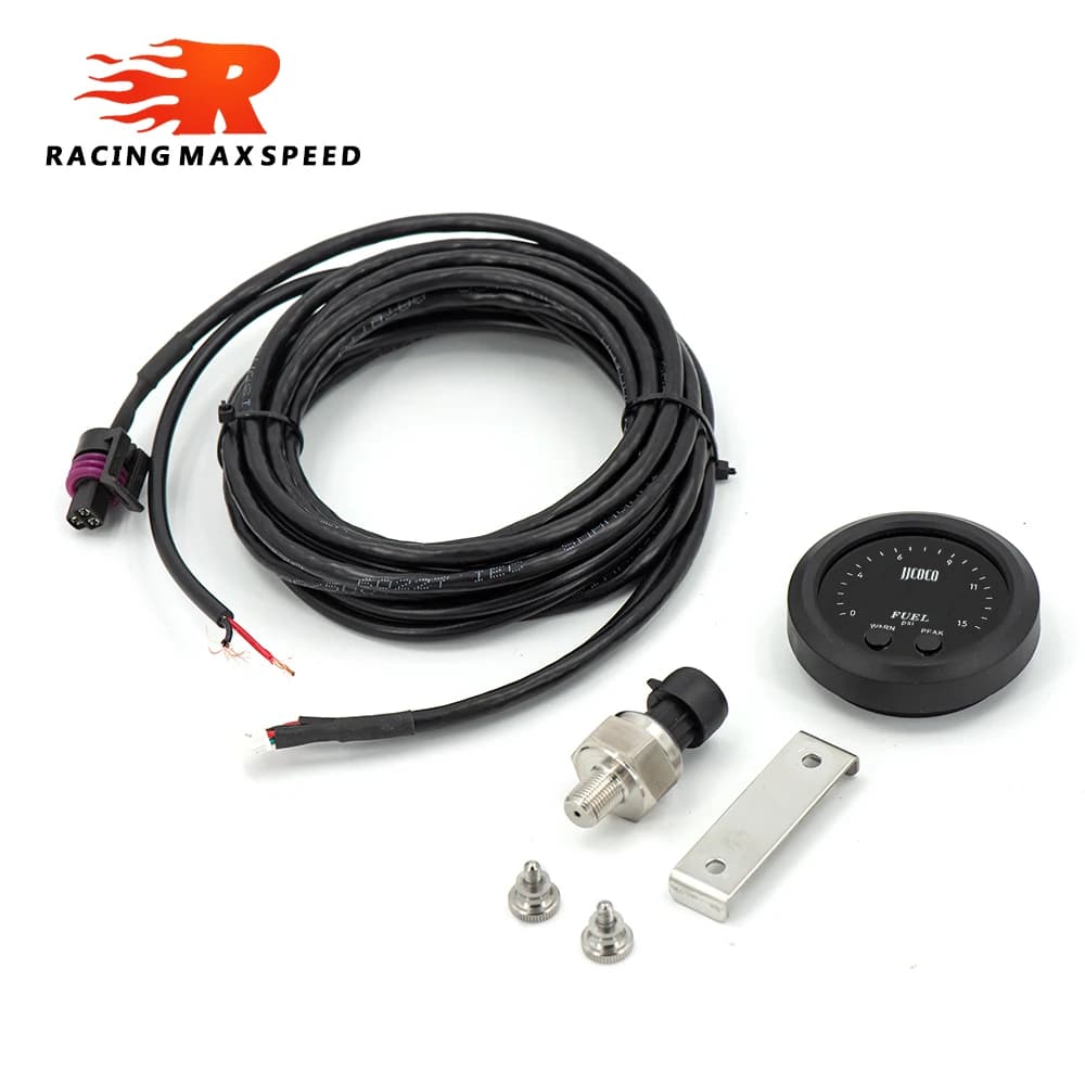 Jauge de pression d'huile électronique universelle, avec capteur 1/8 npt, affichage numérique rouge, 0-150psi OPM