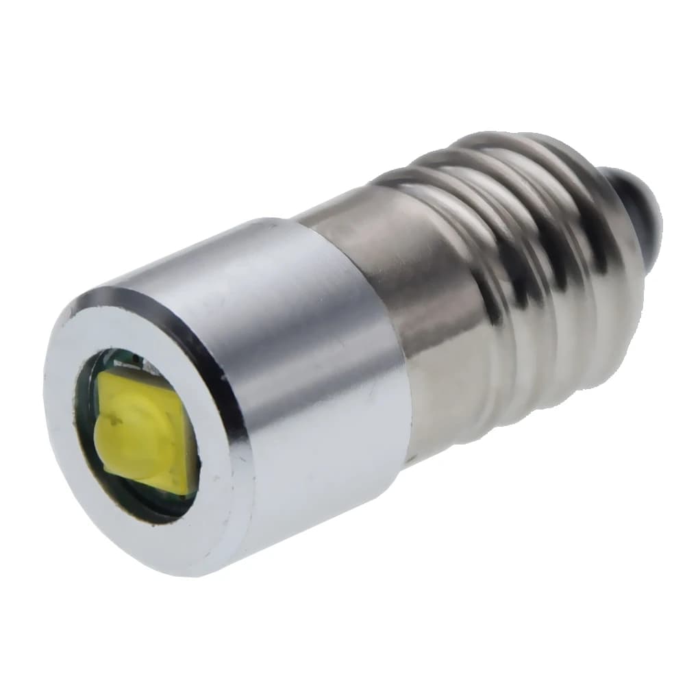 Ampoule de rechange pour lampe de poche LED, 3W, E10, 3V, 3.8V, 4.5V, 4.8V, 6V, 3-6V, 4-24V, 18V, puce XBD, lampe frontale, torche, vélo, moto, vis, 1 pièce