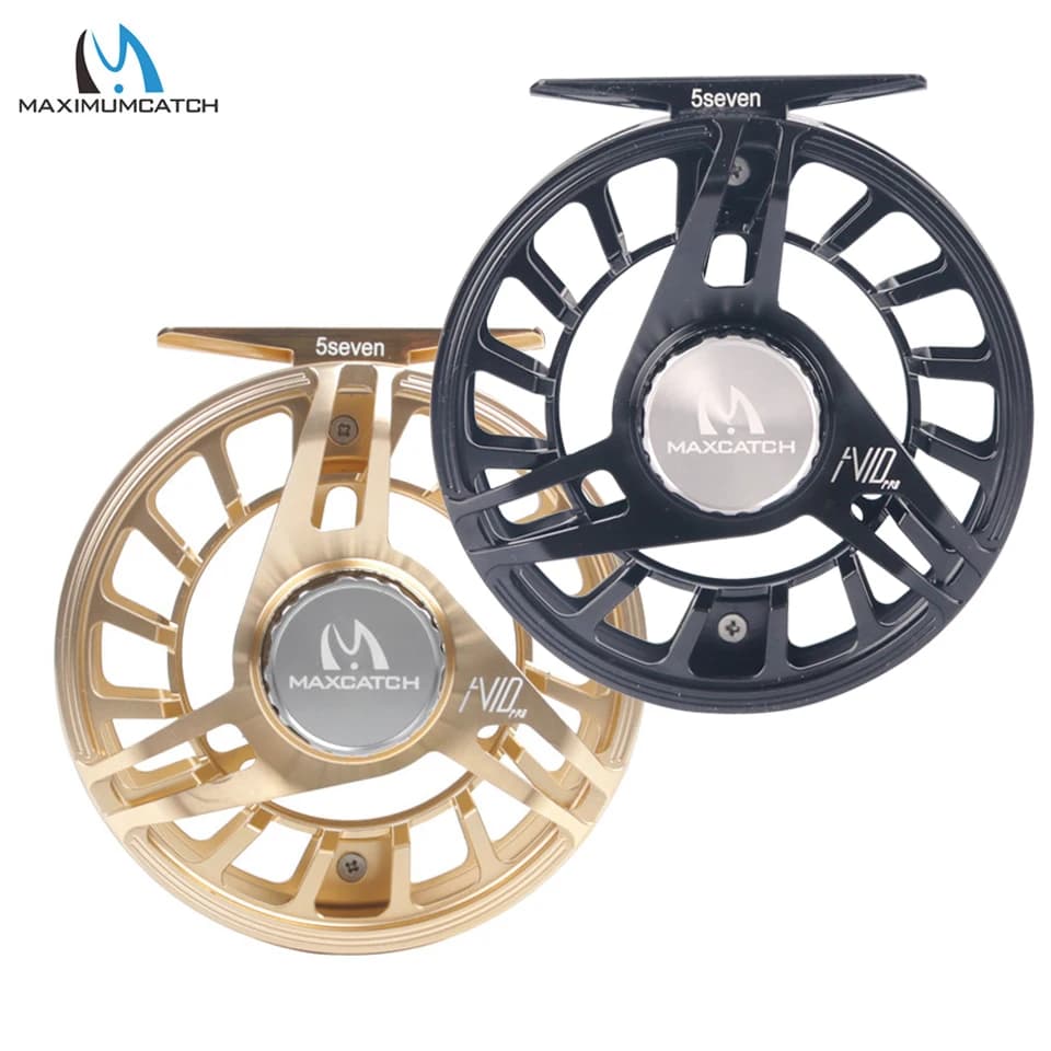 Maximumcatch AVID PRO 3-11wt moulinet de pêche à la mouche Super grand arbre CNC usiné 6061T6 aluminium léger moulinet à mouche