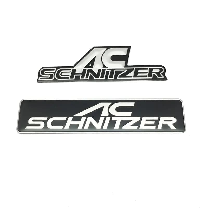 Autocollant emblème en aluminium AC pour AC Schnitzer M M3 M5 E46 E39 E36 E34 E90 X1 X3 X5 X6, accessoires automobiles