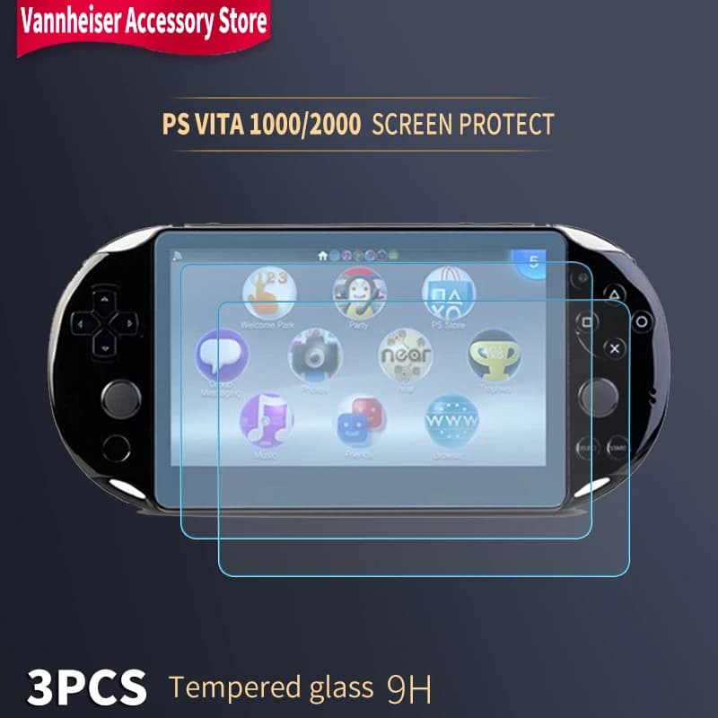 Pour PSV 1000 2000 PS Vita protecteur d'écran verre trempé Sony PlayStation Vita garde HD résistant aux rayures couverture Film de protection