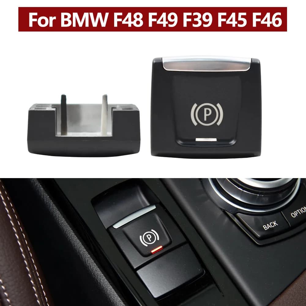 Bouton de commutation de frein de stationnement électronique, remplacement pour BMW bronchF48, F49, X2, F39, série 2, F45, F46