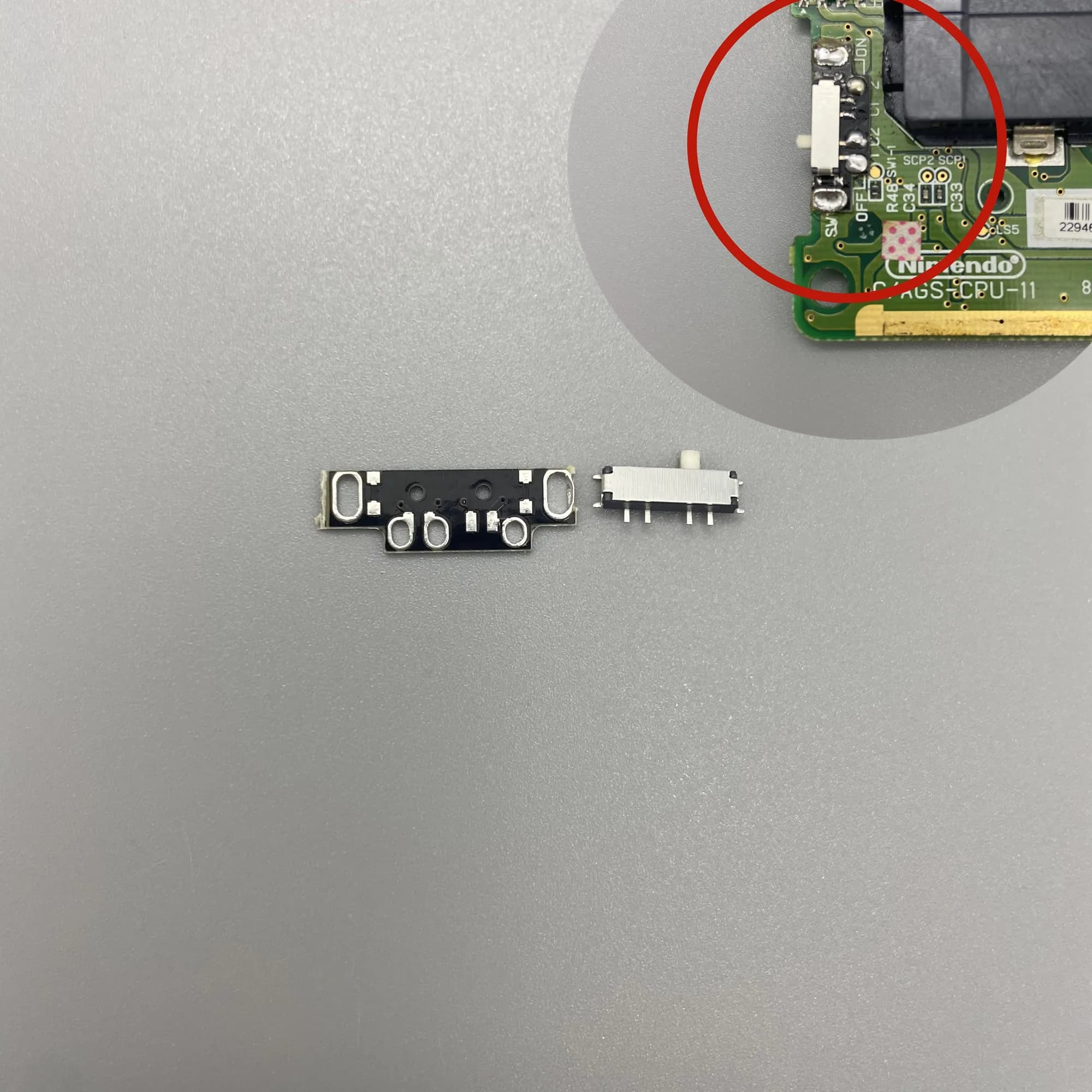 Le bouton d'alimentation est adapté pour Income Meboy Advance SP GBASP