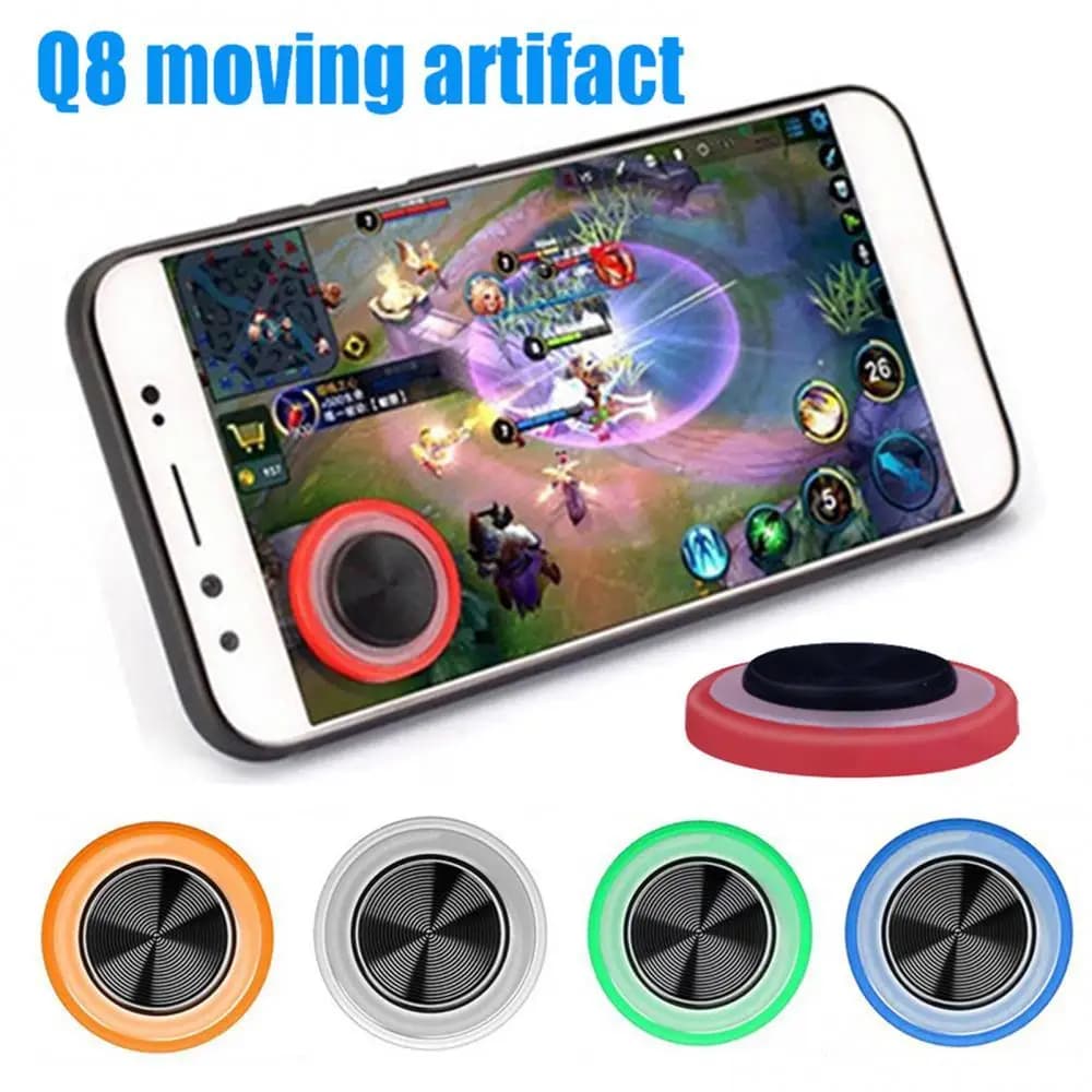 Joystick de jeu rond Portable, ventouse à bascule, bouton lavable, Mini contrôleur rond pour téléphone Portable, tablette, ventouse
