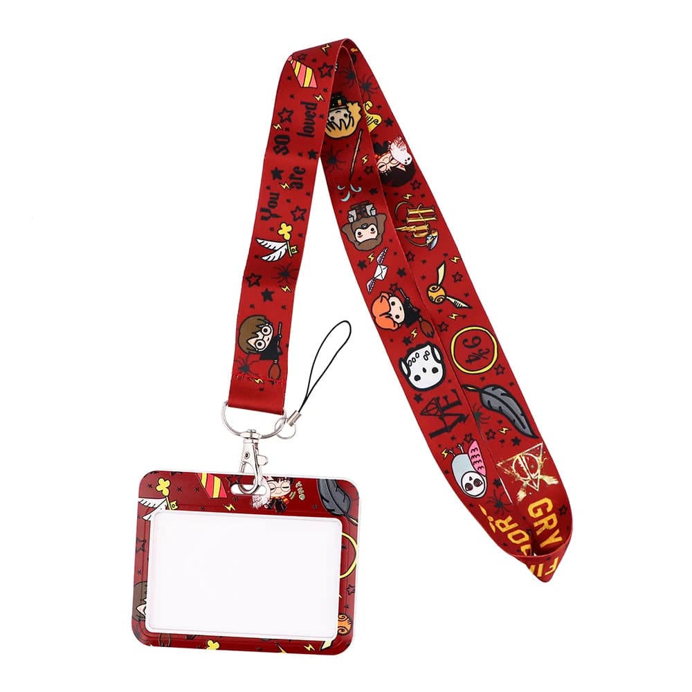 Lanière porte-Badge pour personnage de film YL765, lanière de téléphone portable, porte-clé, sangles de cou, accessoires pour porte-clés