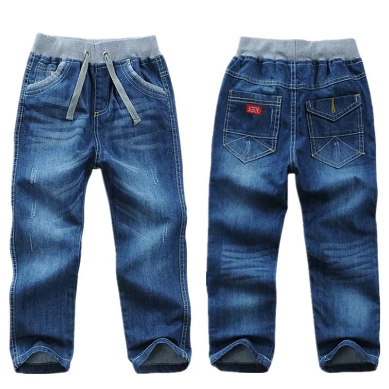 Enfants garçons jean marque de mode Design 100% coton enfants Denim pantalon pantalon pour garçon 2-10 ans porter DWQ100