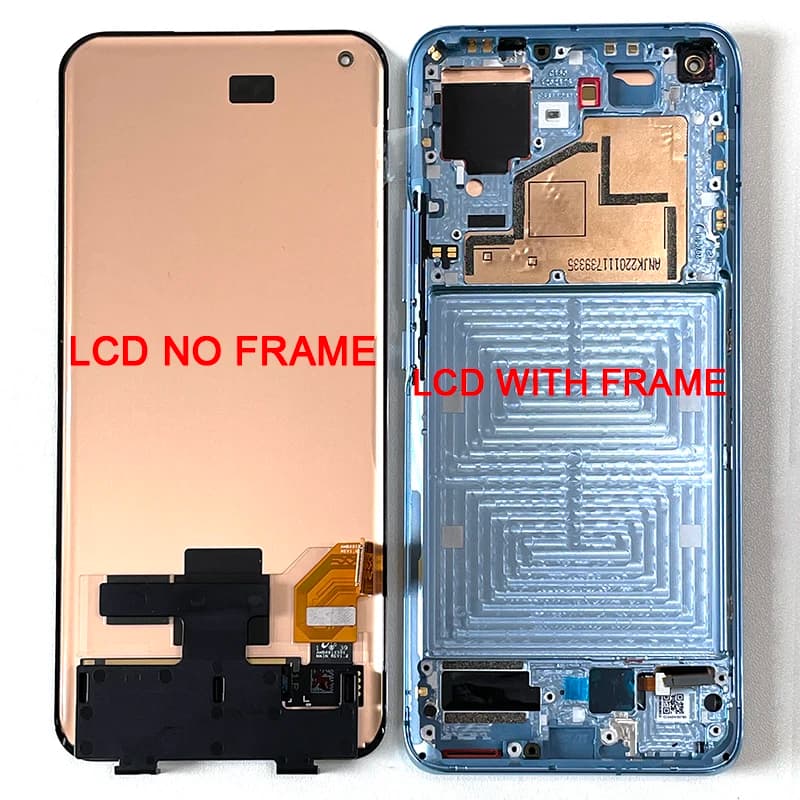 Numériseur d'écran tactile AMOLED pour Xiaomi MI 11, cadre d'affichage LCD, original, 6.81 pouces