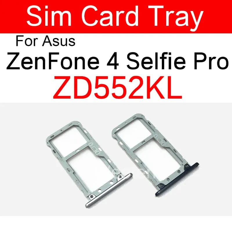 Support de plateau de carte Sim pour ASUS ZenFone 4 Selfie Pro ZD552KL, lecteur de carte Sim, adaptateur de remplacement
