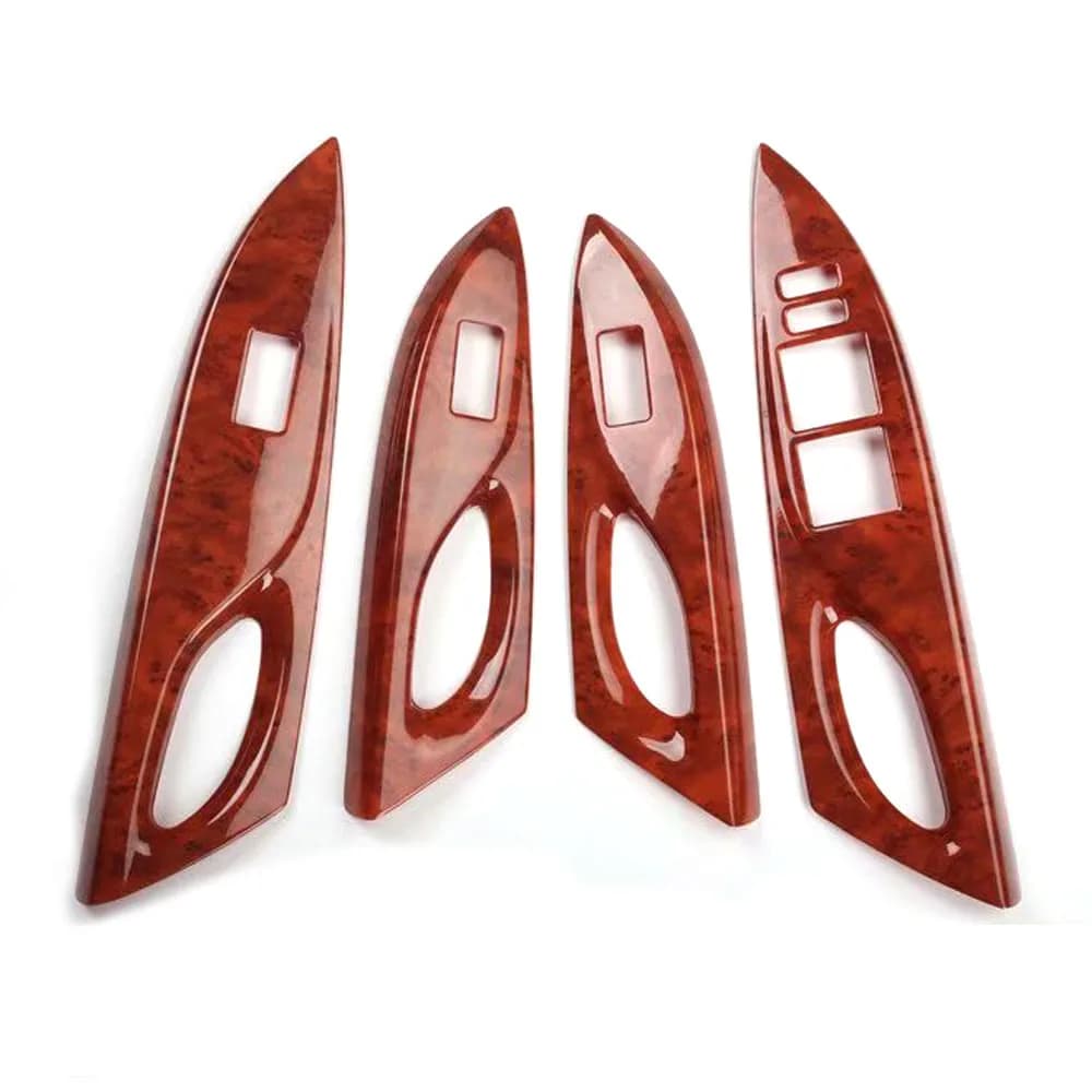 Panneau de commutateur de fenêtre de voiture ABS, pour Toyota Vios FS Yaris L 2014 – 2020 LHD et RHD, moulage de style automatique 4 pièces/ensemble