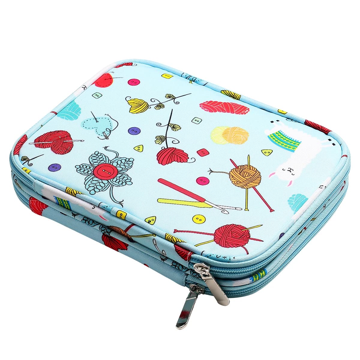Sac de rangement de couture portable, grande capacité, crochet, poudres ogo grossier, étui pour accessoires de couture, 22x17x4cm, livraison gratuite