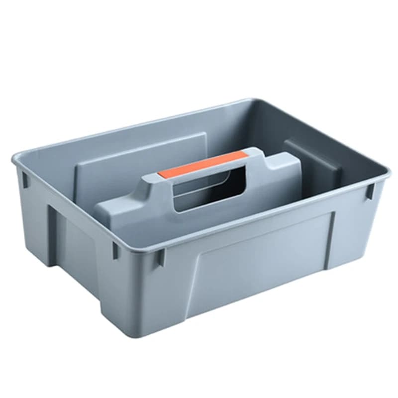 Boîte à outils Portable en plastique avec poignée, boîte de rangement à outils avec 2 séparateurs, A0KF