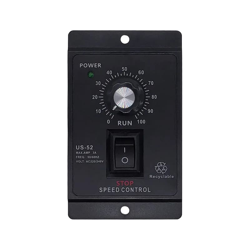 Régulateur de Vitesse AC 400W US-52 AC 220V 50/60Hz, Contrôle du Moteur avec Condensateur de Filtre