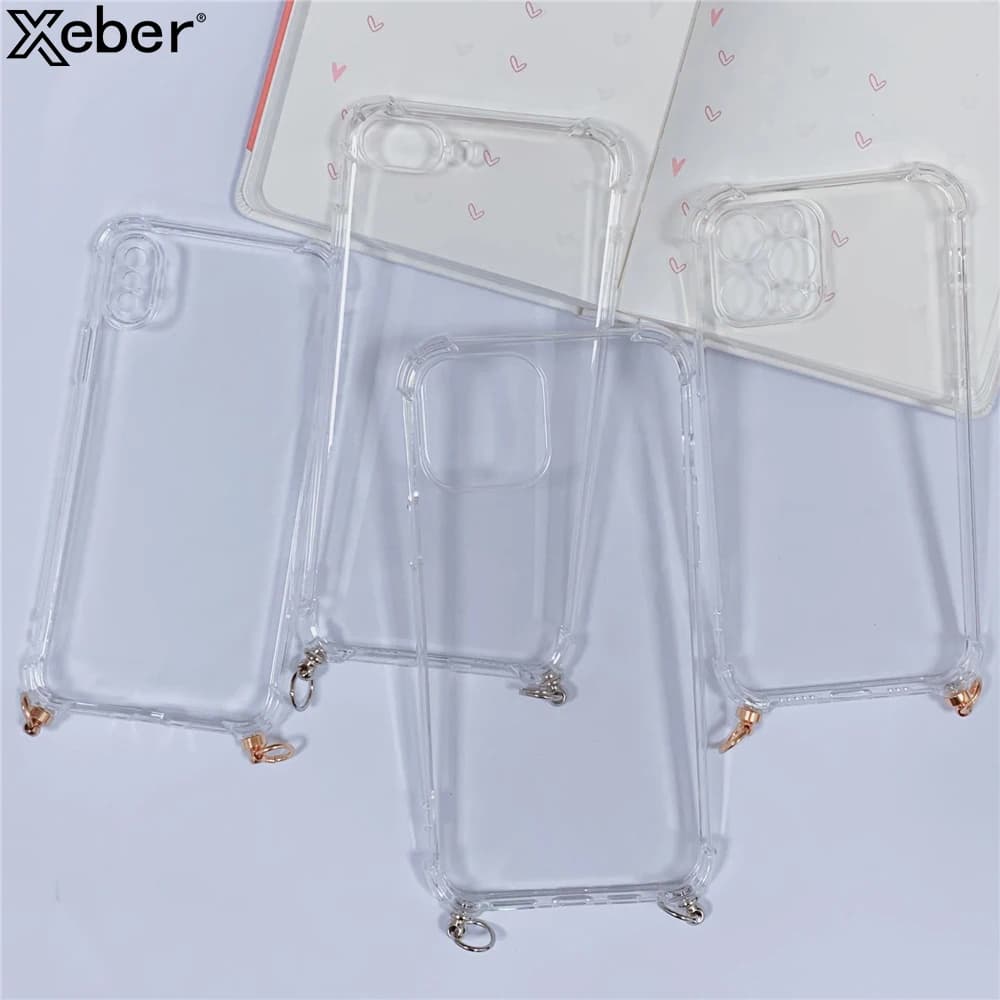 Coque de téléphone transparente avec anneau métallique pour iPhone 18 17 16 15 14 12 11 13 Pro Max XS XR X Mini 8 7 Plus, coque arrière en silicone souple