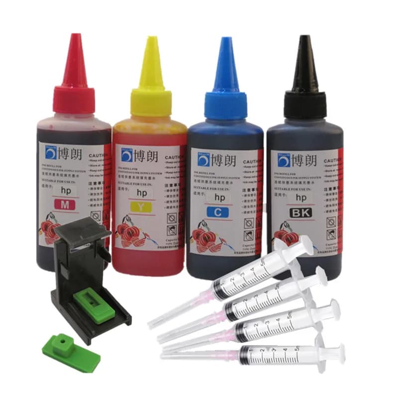 Kit de recharge d'encre pour imprimante HP, 304 XL, 301xl, 301, 300, 302, 303 xl, 901, 350, 351, 650, 680, user ins 62, 65, 61,, 63