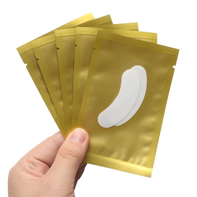 Coussinet oculaire confortable et Non irritant pour les yeux, 50 paires/lot, Mini coussinet sous Gel, pour Extensions de cils, cosmétiques, outils de beauté