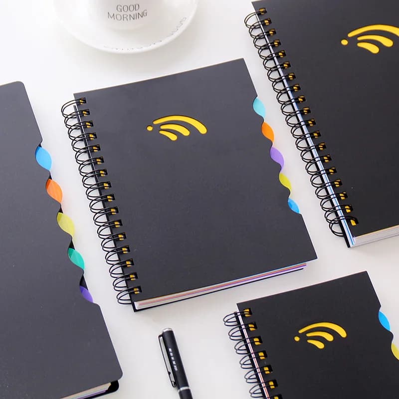 Bloc-notes à spirale épaisse pour étudiants, Notebook Extra Large, Simple et créatif, A4 A5 A6 B5