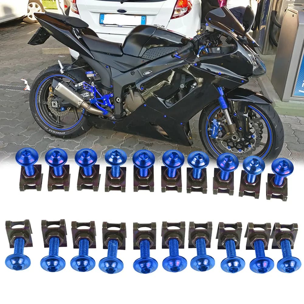 Kit de vis de carénage de moto, clips de fixation, corps, ressort, écrou, boulons, YAMAHA MT125, YZFR125, WR125X, R XPrévention 125, 200, 300, 250, 400