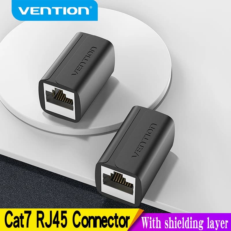 Vention Cat7 connecteur RJ45 Cat7/6/5e Ethernet femelle à femelle 8P8C Patch adaptateur d'extension de réseau pour câble Ethernet