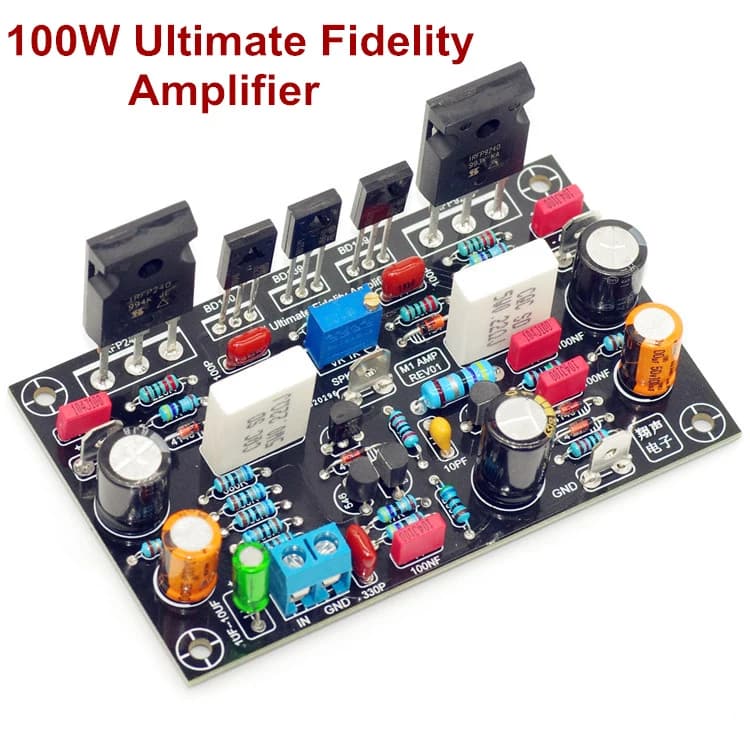 Amplificateur de puissance audio 100W, IRFP240 IRFP9240, carte d'amplificateur, amplificateurs de son de fidélité ultime, tube MOS, mono médailles, bricolage