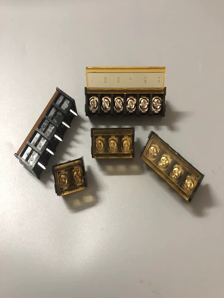 Connecteur de bornier à vis PCB KF1000 2/3 broches 10.0mm 2/3/4 broches 2/3/4 voies broche droite 300V 25a KF1000-2P KF1000-3P 5 pièces