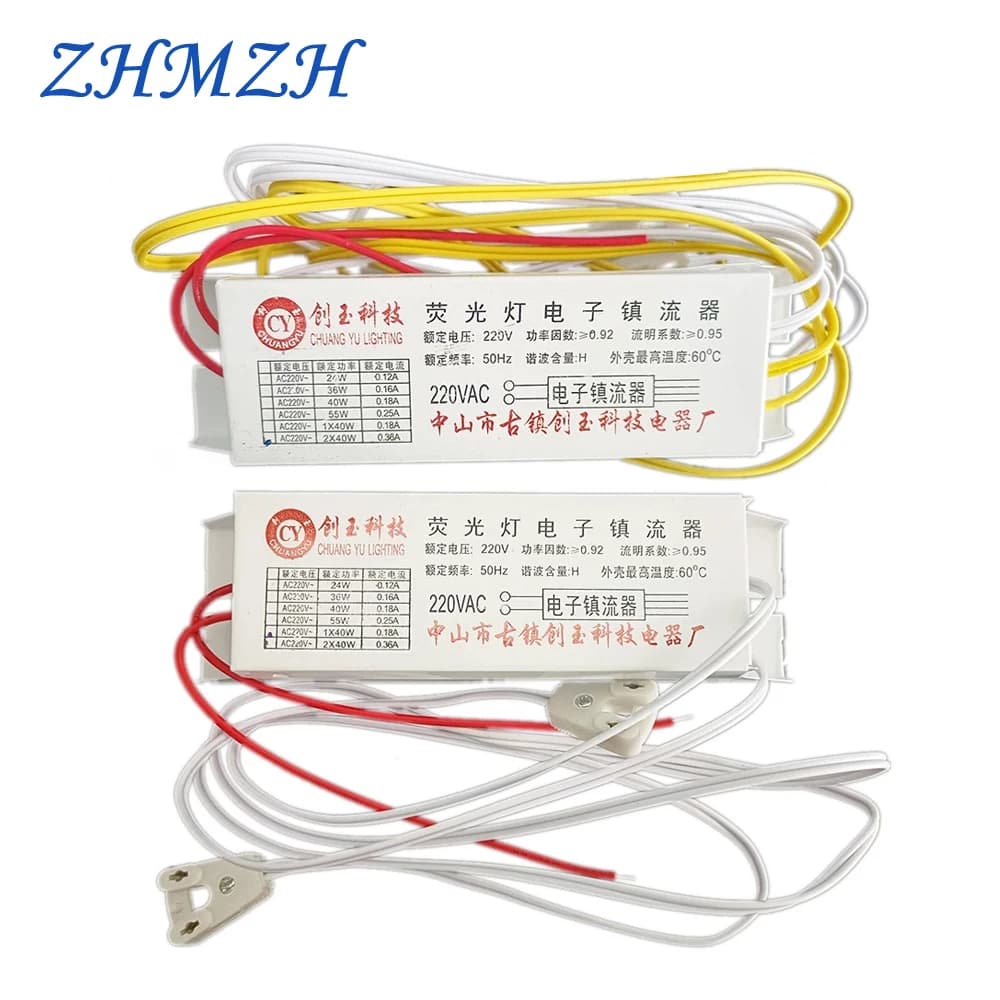 Ballast électronique universel T8 pour lampe au néon, lampes structurels entes, redresseur, 1 sortie, 2 sorties, 20W, 30W, 36W, 40W, 220V, 50Hz