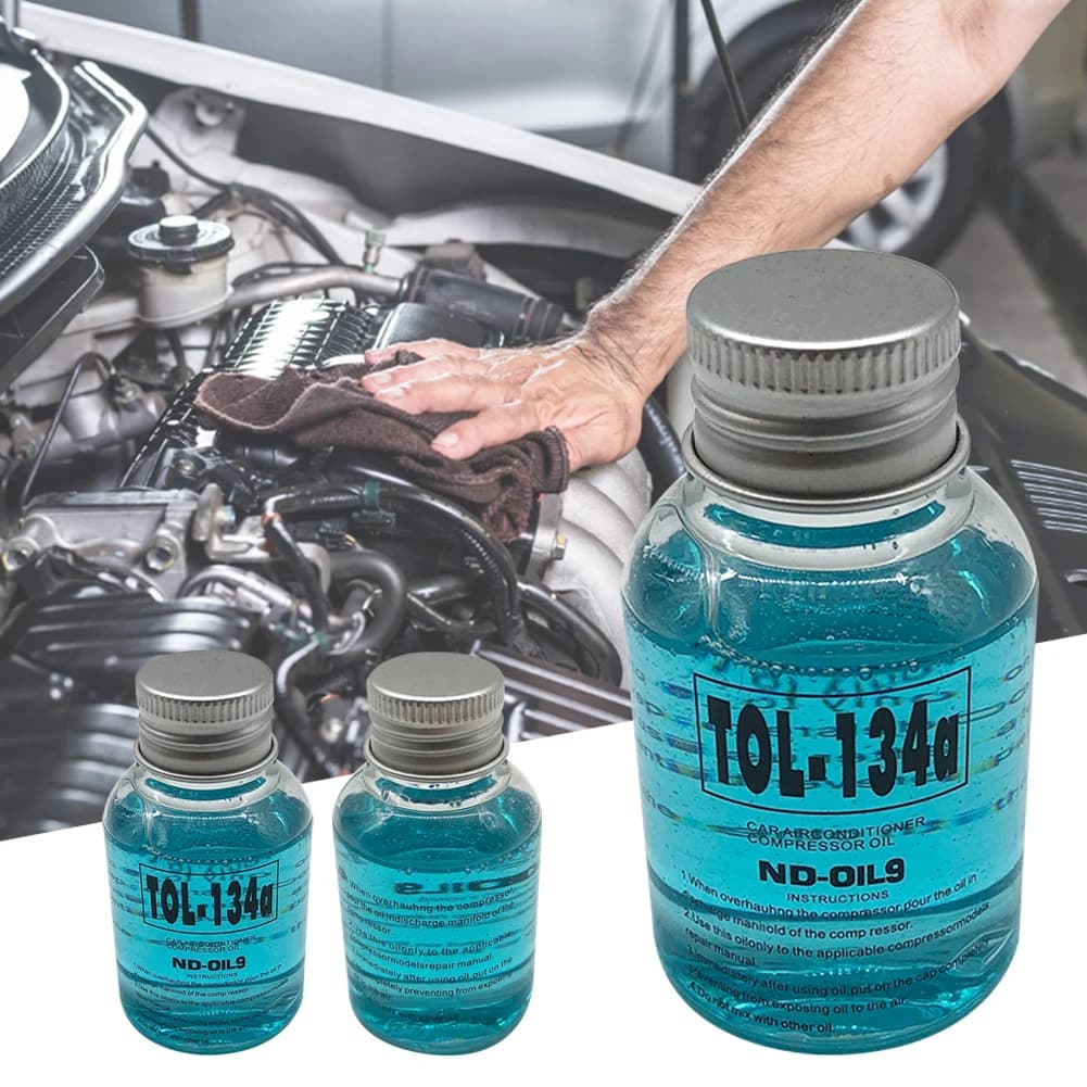 Huile réfrigérante R134A, 60G, compresseur d'huile pour voiture, camion, Bus, système de climatisation Automobile