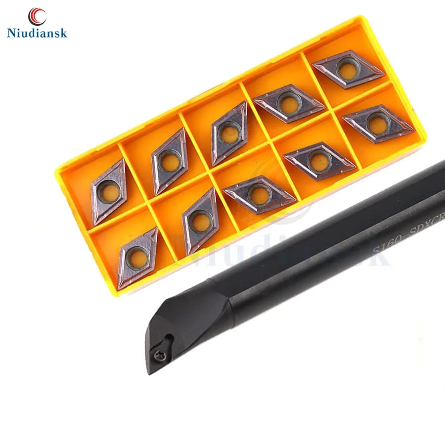 Porte-outil de tournage interne S16Q-SDXCR11, S20R-SDXCR11, S25S-SDXCR11, tige d'outil de tournage SDXCL pour plaquettes de tournage DCMT11
