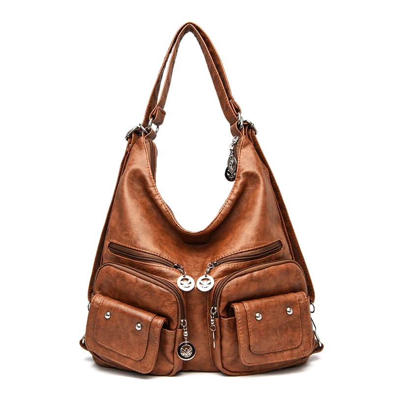 Sacs à main décontractés pour dames sacs à main multifonctions de luxe de créateur Sac fourre-tout de grande capacité sacs à bandoulière en cuir souple pour femmes Sac
