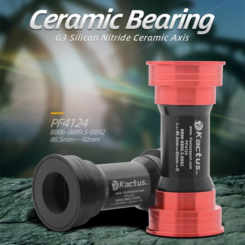 KACTUS CERAMIC BB86 BB90 BB92 Press 41mm Bottom Brackets adaptés au diamètre de l'axe SHIMANO 24mm pour SRAM GXP 24/22, pièces de vélo