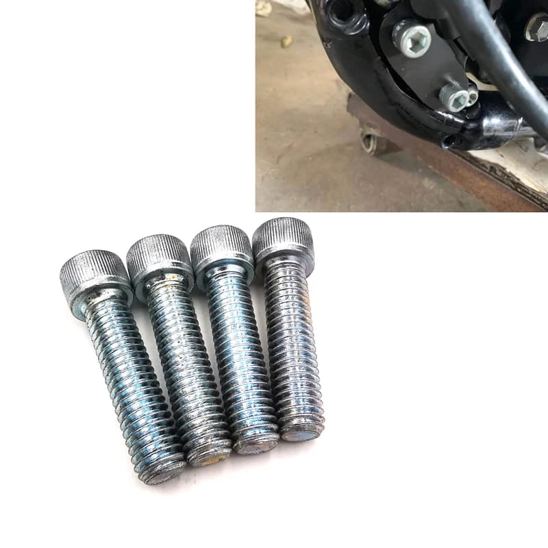 Repose-pieds à vis pour moto Harley Sportster XL883, XL1200, 48, 72, 2004-2013